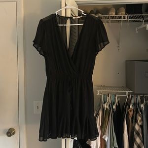Black cocktail dress